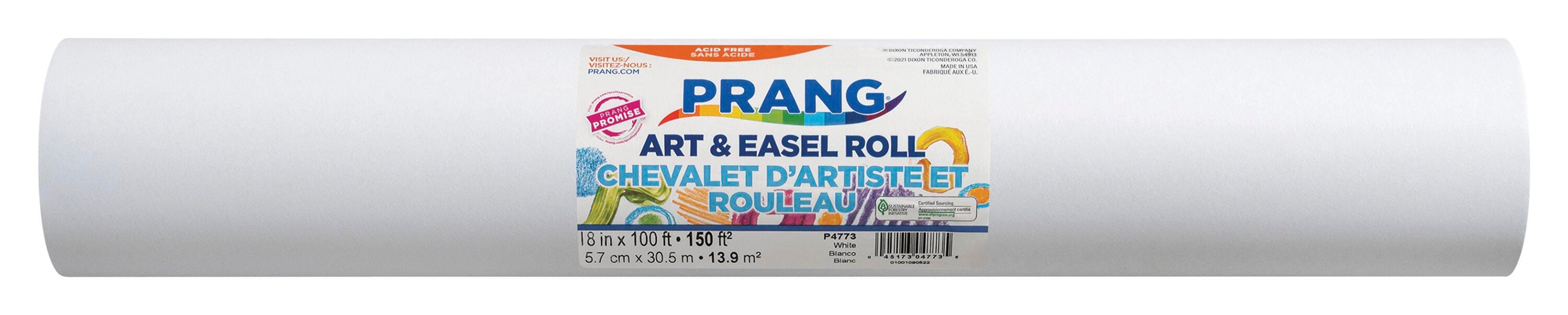 Prang Art & Easel Roll, White, 18 inches x 100 Feet, Each 2155630